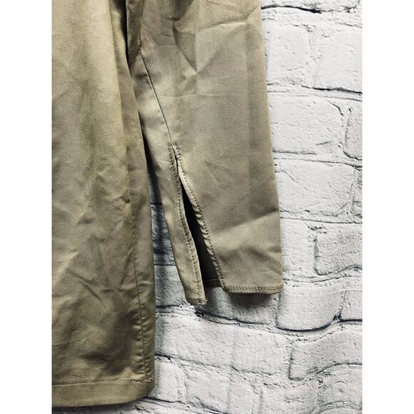 Zara Womens Sweetheart Neckline A-Line Mini Dress Size M Long Sleeve With Slit - Picture 7 of 10